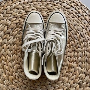 GOLD CLITTER CONVERSE
